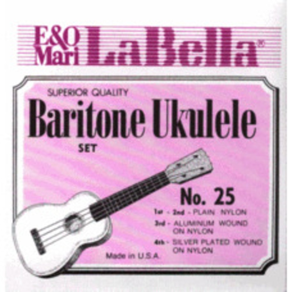 Струны для укулеле La Bella 25-BARITONE