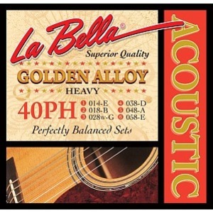 Струны для акустической гитары LA BELLA 40PH
