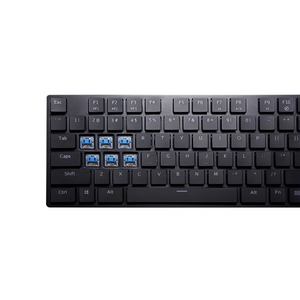Клавиатура игровая Tesoro GRAM Spectrum XS ультра низкопрофильная (black/ blue)