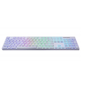 Клавиатура игровая Tesoro GRAM Spectrum XS ультра низкопрофильная (white/ blue)