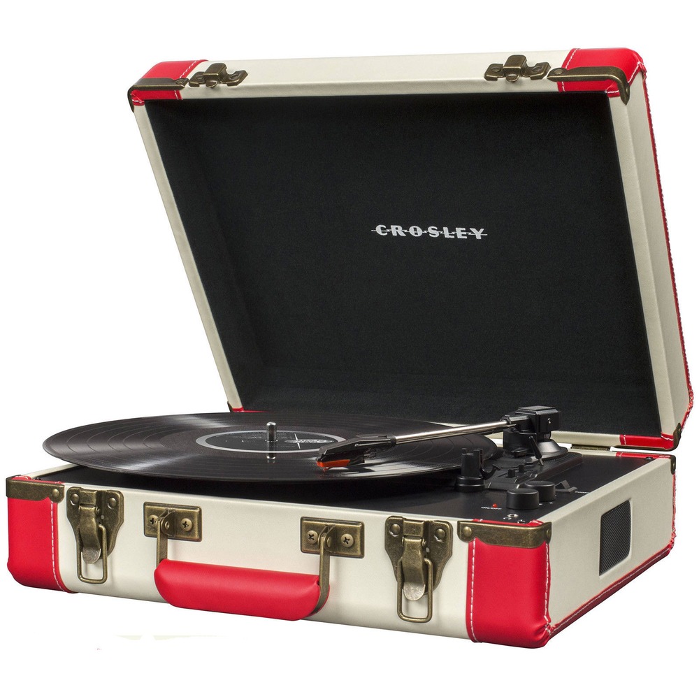 Проигрыватель винила Crosley EXECUTIVE DELUXE Red & White c Bluetooth