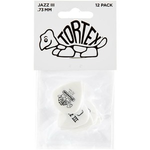 Медиатор DUNLOP 478P.73 Tortex White Jazz III