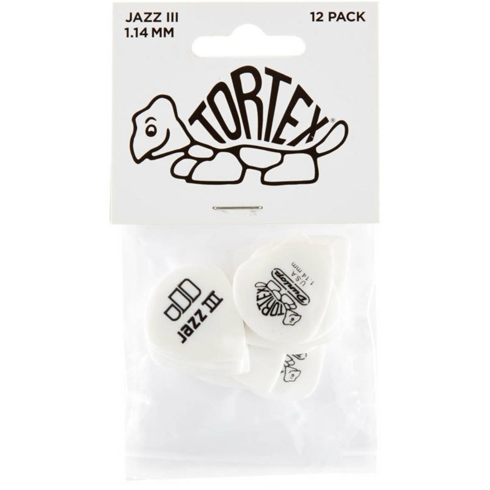 Медиатор DUNLOP 478P1.14 Tortex White Jazz III