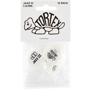 Медиатор DUNLOP 478P1.14 Tortex White Jazz III