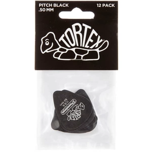 Медиатор DUNLOP 488P.50 Tortex Pitch Black Standard