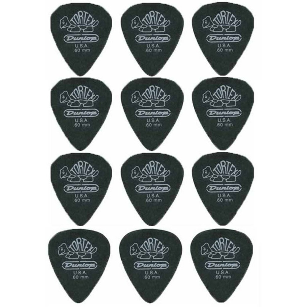 Медиатор DUNLOP 488P.60 Tortex Pitch Black