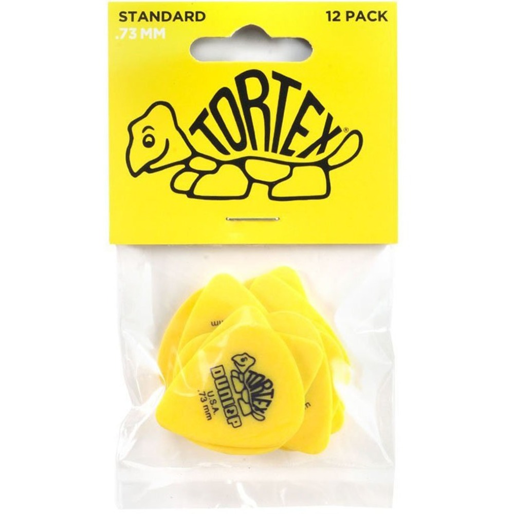 Медиатор DUNLOP 498P.73 Tortex Jazz III XL Yellow