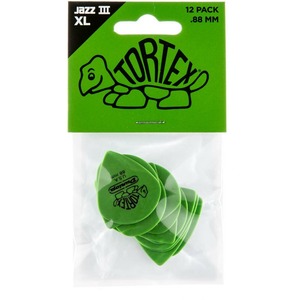Медиатор DUNLOP 498P.88 Tortex Jazz III XL Green