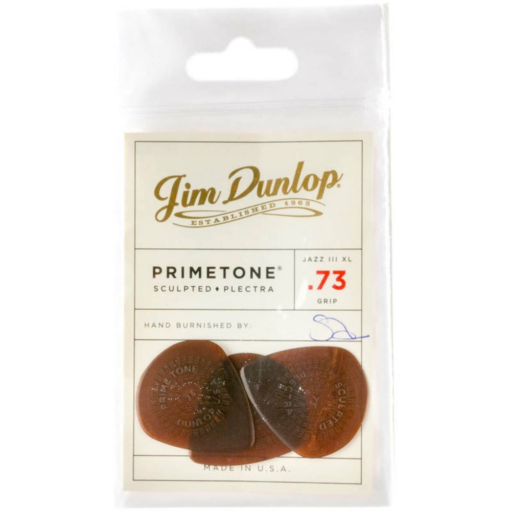 Медиатор DUNLOP 520P073 Primetone Jazz III XL Grip