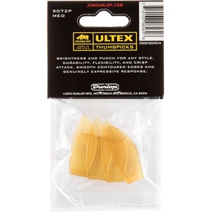 Медиаторы на большой палец DUNLOP 9072P Ultex Thumbpicks Medium