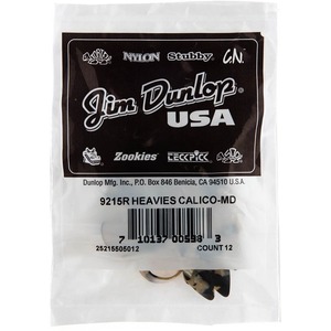 Медиаторы на большой палец DUNLOP 9215R Heavies Thumbpicks Calico Medium