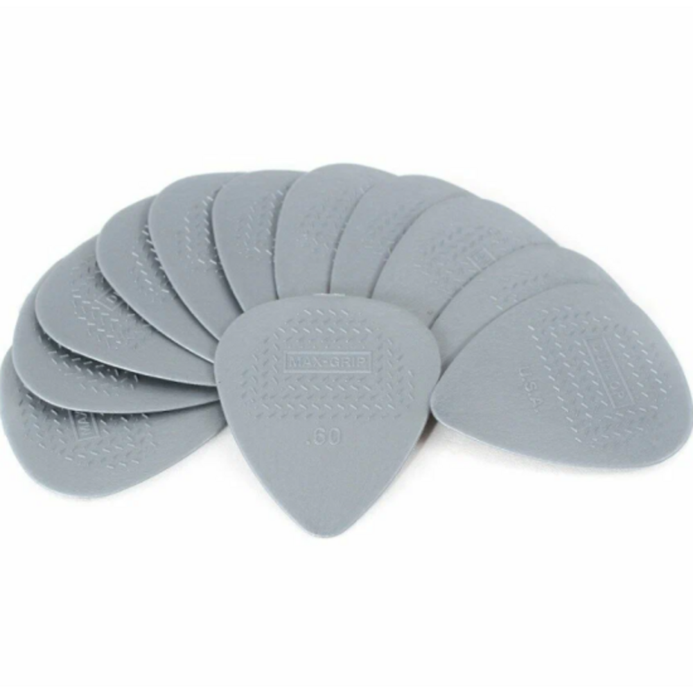 Набор медиаторов 12шт. Dunlop 449Р.60 Max-Grip Nylon Standard