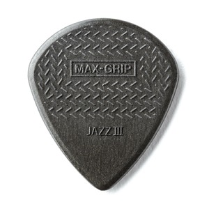 Медиатор DUNLOP 471R3C MAX-GRIP Jazz III Carbon fiber