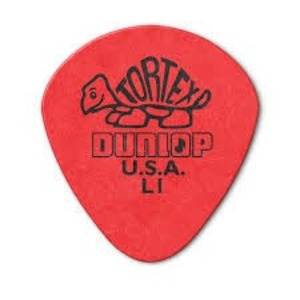 Медиатор DUNLOP 472RL1 Tortex Jazz I Round Red