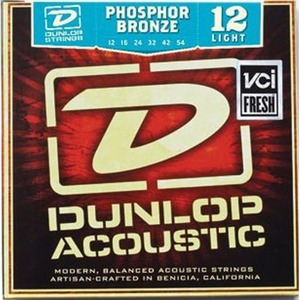 Струны для акустической гитары 3 комплекта DUNLOP 3PDAP Phosphor Bronze 12-54