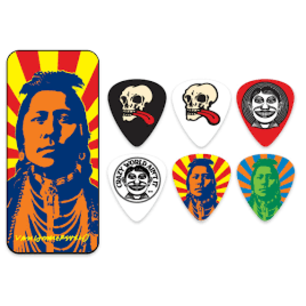 Медиатор DUNLOP JVHPT02H Van Hamersveld Indian Pick Tin