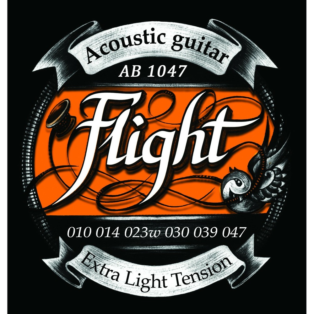 Струны для акустической гитары Flight AB1047