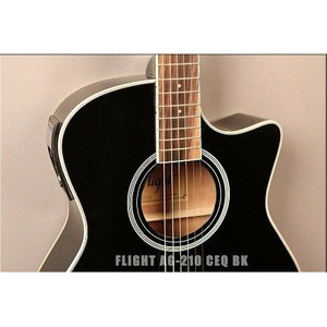 Электроакустическая гитара Flight AG-210 CEQ BK