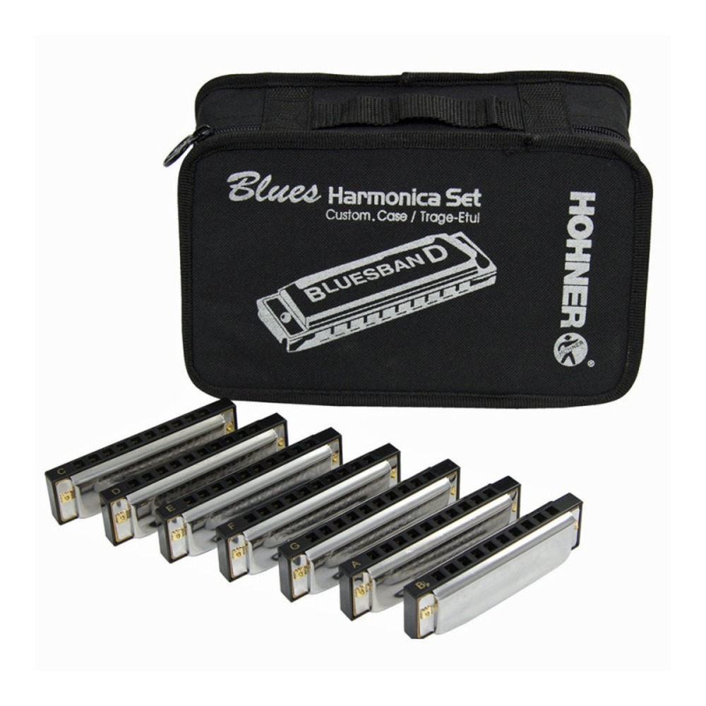 Губная гармошка Hohner Blues Band CDEFGABb M91105