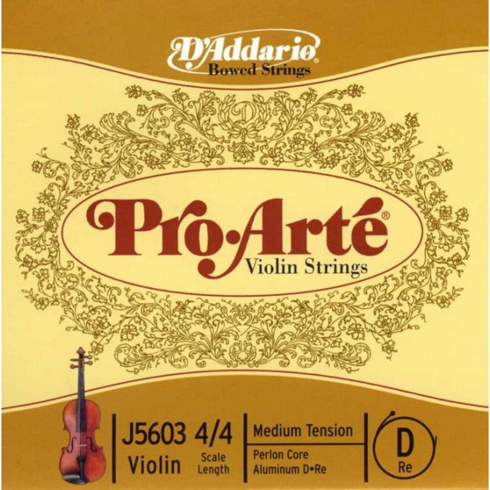Струна D (Ре) для скрипки размером 4/4 DAddario J5603-4/4M Pro-Arte