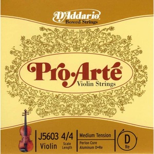 Струна D (Ре) для скрипки размером 4/4 DAddario J5603-4/4M Pro-Arte