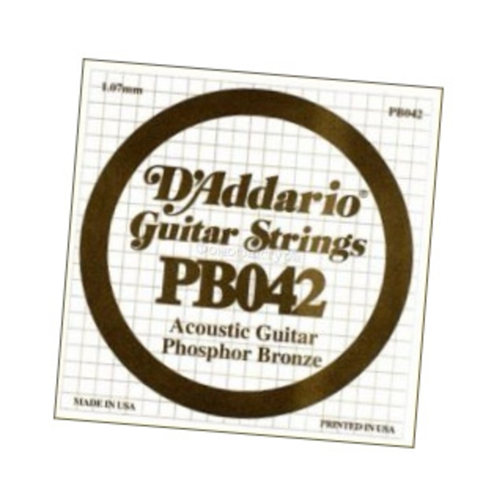 Струна одиночная для акустической гитары DAddario PB042