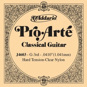 Струна одиночная для классической гитары DAddario J4603 Pro-Arte