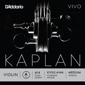 Струна A/Ля для скрипки размером 4/4 DAddario KV312-4/4M Kaplan Vivo