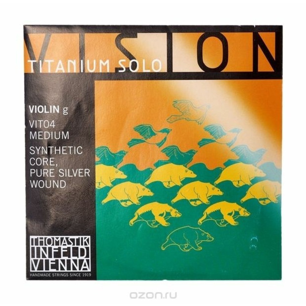Струны для скрипки Thomastik Vision Titanium Solo