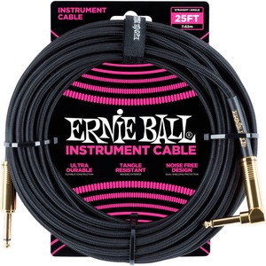 Кабель инструментальный угловой Ernie Ball 6058 7.62m