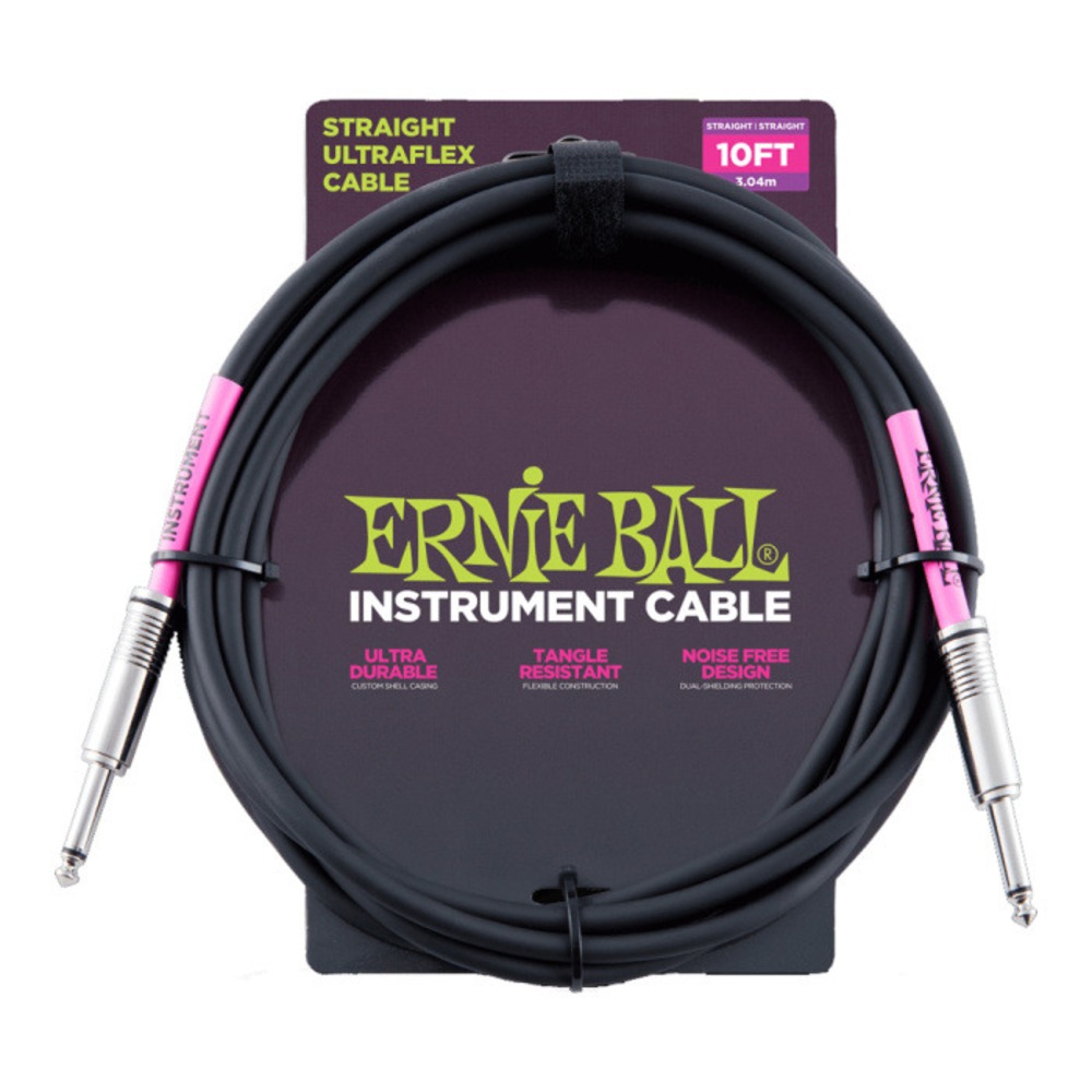 Кабель инструментальный прямой Ernie Ball 6048 3.0m
