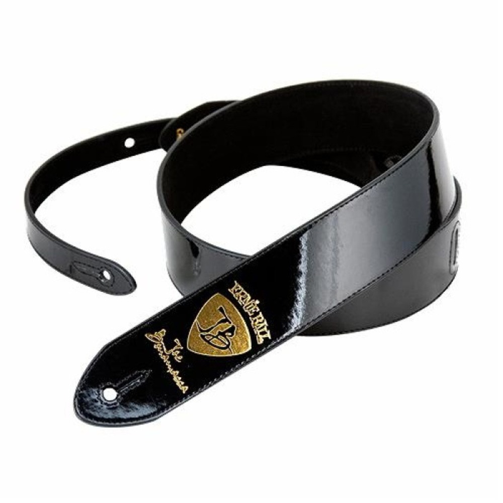 Ремень для гитары Ernie Ball 4082 Joe Bonamassa Black Patent Leather