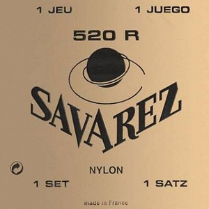 Струны для классической гитары Savarez 520R Traditional Red high tension