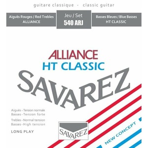 Струны для классической гитары Savarez 540ARJ Alliance HT Classic Red/Blue medium-high tension