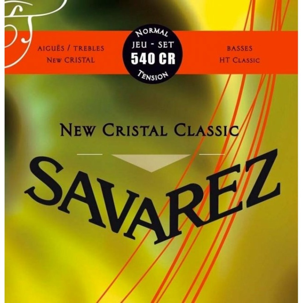 Струны для классической гитары Savarez 540CR New Cristal Classic Red standard tension