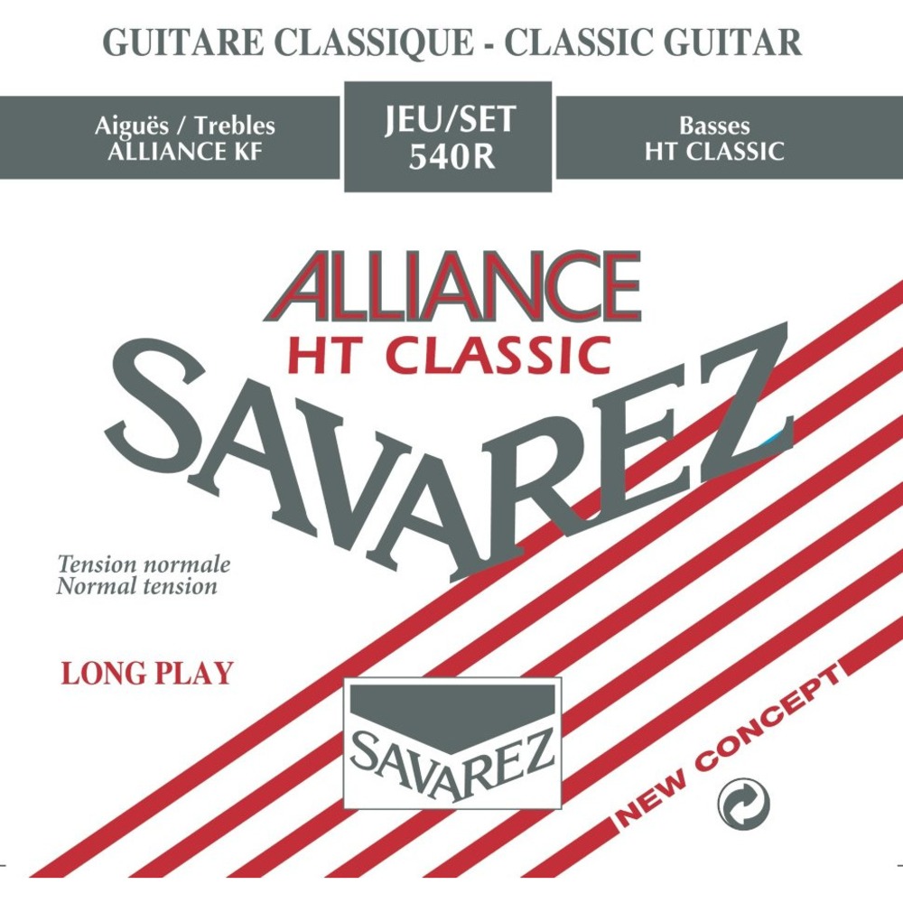 Струны для классической гитары Savarez 540R Alliance HT Classic Red standard tension