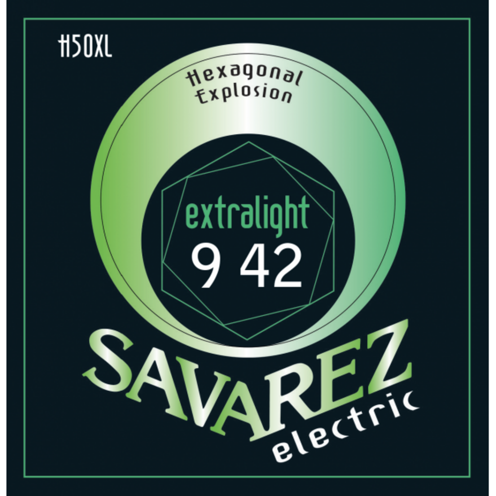 Струны для электрогитары Savarez H50XL Hexagonal Explosion Extra Light