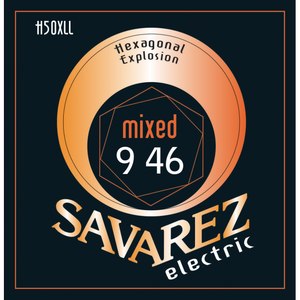 Струны для электрогитары Savarez H50XLL Hexagonal Explosion Mixed