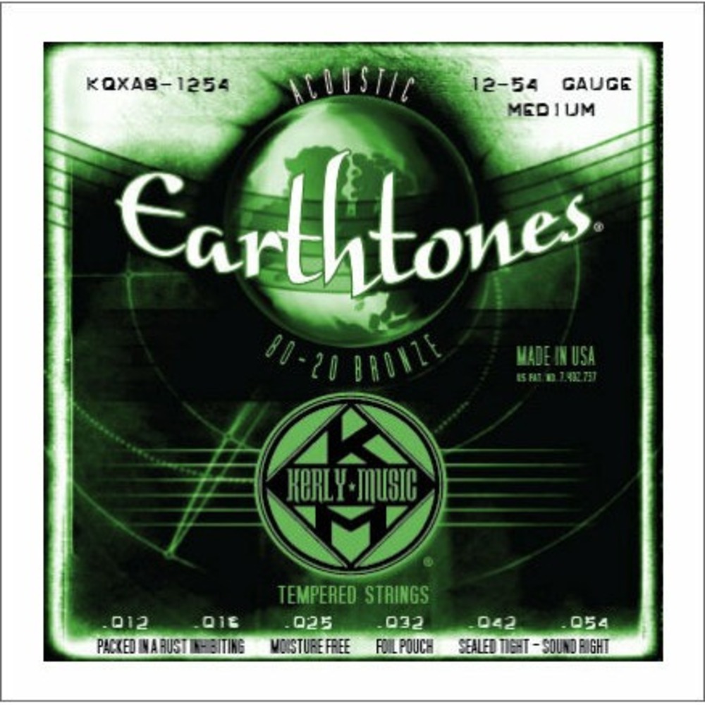 Струны для акустической гитары Kerly Music KQXAB-1254 Earthtones 80/20 Bronze Tempered