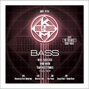 Струны для бас-гитары Kerly Music KQXB-40100 Nickel Plated Steel Tempered