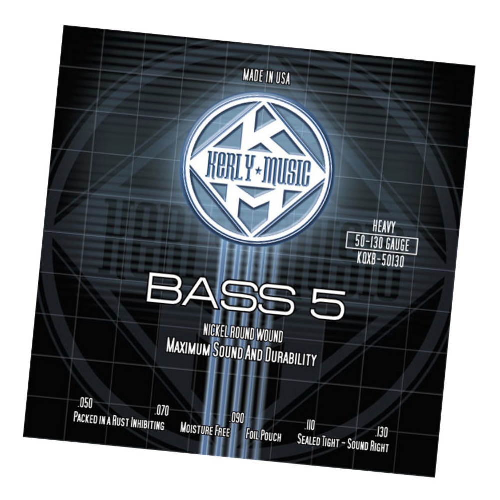 Струны для бас-гитары Kerly Music KQXB-50130 Nickel Plated Steel Tempered 5 Strings