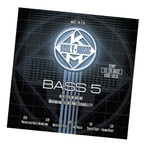 Струны для бас-гитары Kerly Music KQXB-50130 Nickel Plated Steel Tempered 5 Strings