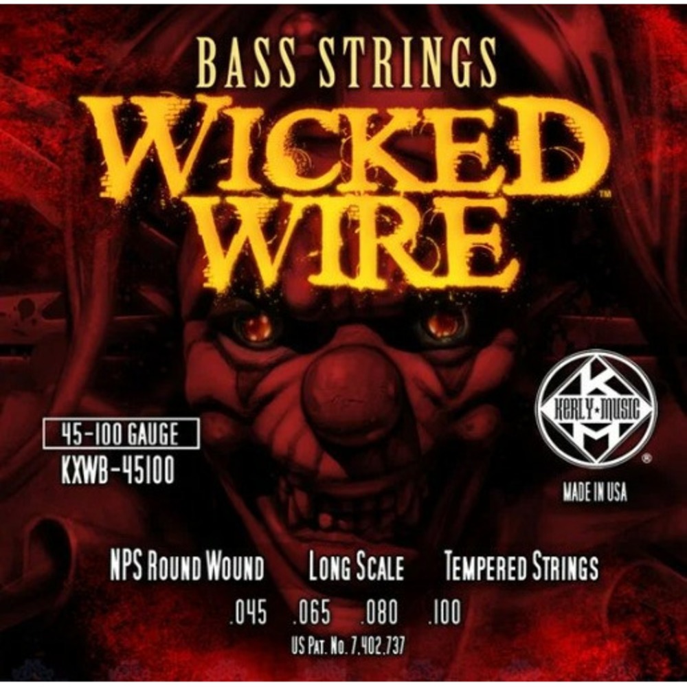 Струны для бас-гитары Kerly Music KXWB-45100 Wicked Wire Nickel Plated Steel Tempered