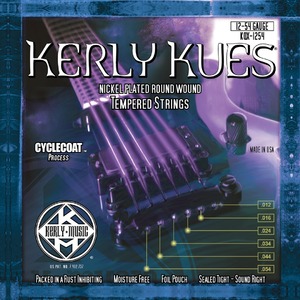 Струны для электрогитары Kerly Music KQX-1254 Kues Nickel Plated Steel Tempered