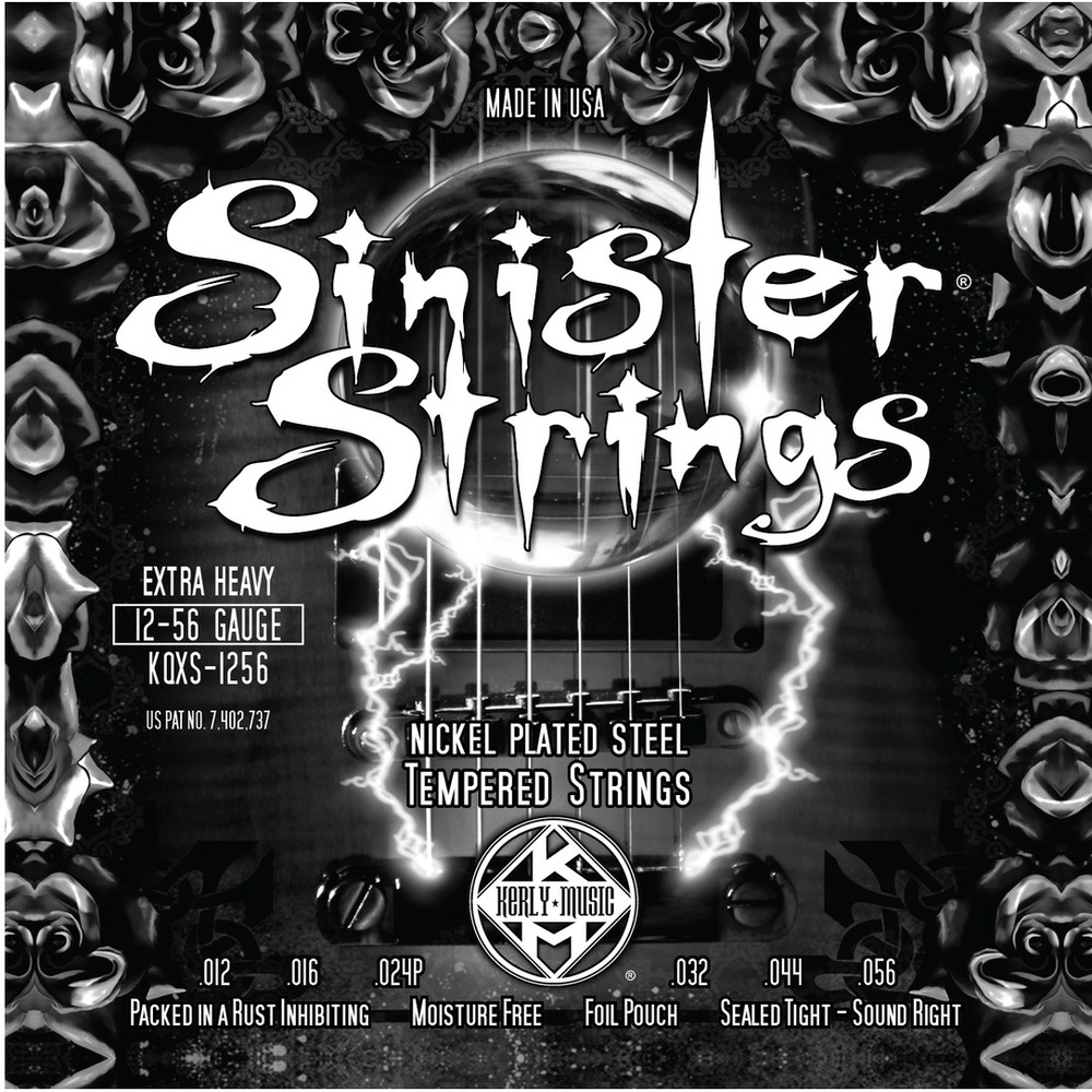 Струны для электрогитары Kerly Music KQXS-1256 Sinister Nickel Plated Steel Tempered
