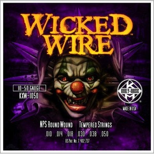 Струны для электрогитары Kerly Music KXW-1050 Wicked Wire Roundwound Tempered