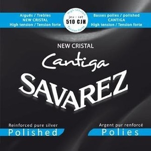 Струны для классической гитары Savarez 510CJH New Cristal Cantiga Blue Silver Polished Basses