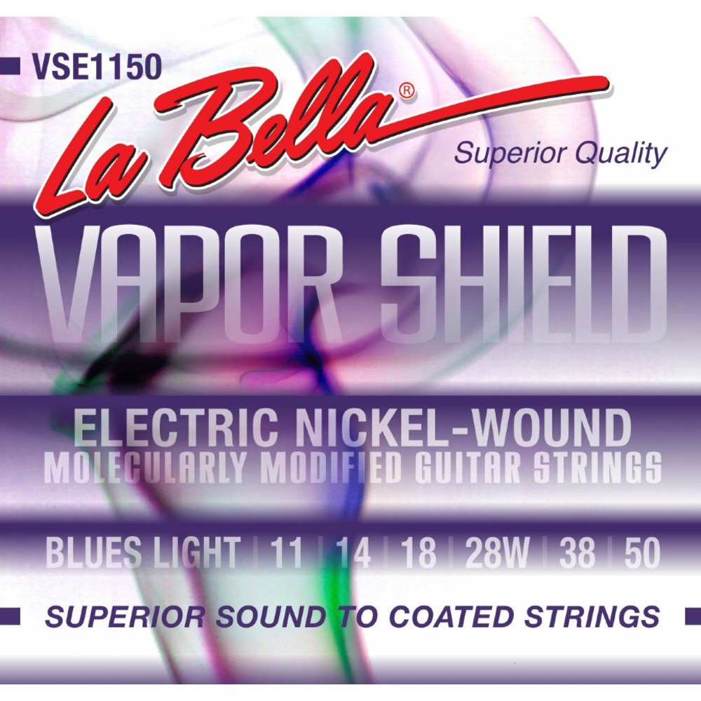 Струны для электрогитары LA BELLA VSE1150 Vapor Shield