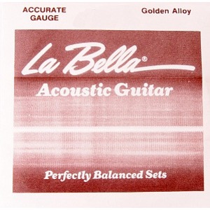Струна для акустической гитары La Bella GW031 Golden Alloy