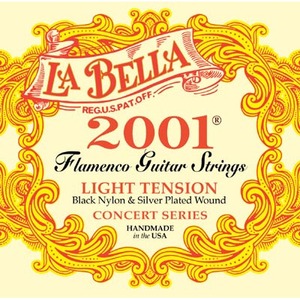 Струны для классической гитары La Bella 2001FL 2001 Flamenco Light